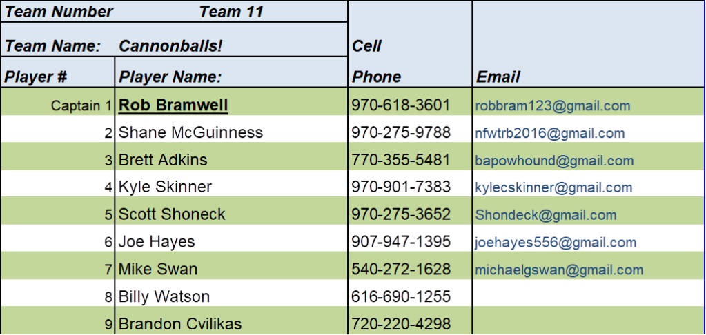 2026 mens league team 11