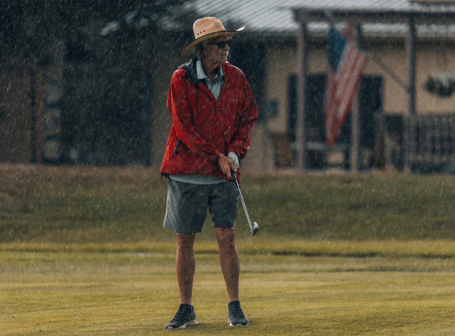 cowboy hat rain
